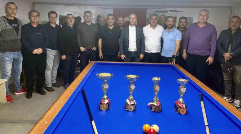 Muğla'da İlk Kez Menteşe'de Bilardo İl Birinciliği Müsabakaları 1