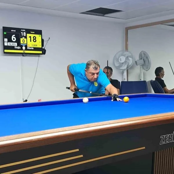 Muğla Gençlik Spor İl Müdürlüğü'nün desteklediği bilardo sporu etkinliği