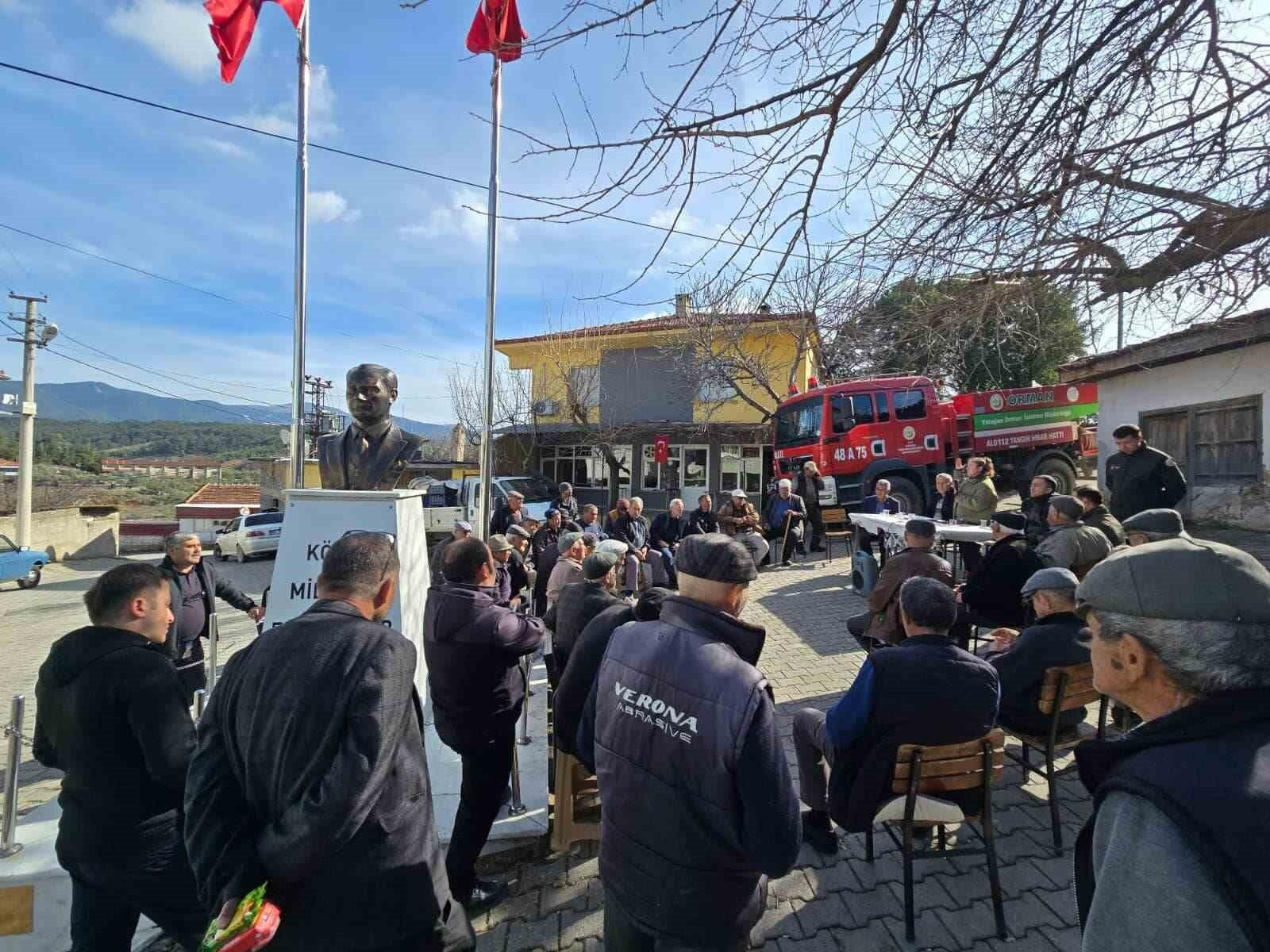 Muğla’nın Yatağan’ında Orman Yangınlarına Karşı Vatandaşlara Eğitim Toplantıları