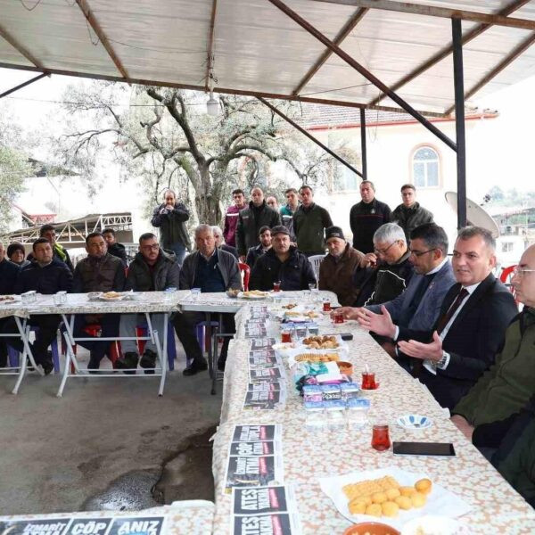 Muğla Orman Bölge Müdürü Mustafa Ülküdür'ün Bahçeköy'deki toplantısı-3