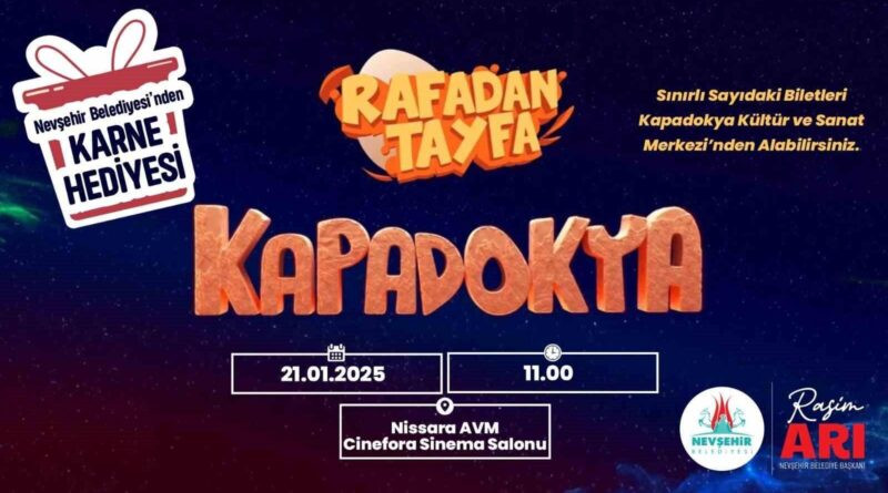 Nevşehirli Çocuklar Rafadan Tayfa Kapadokya Filmini İkinci Kez İzleyecek 1