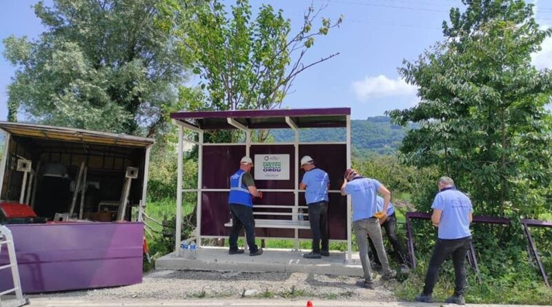 Ordu'da Mahkumlar Tarafından Üretilen 1500 Toplu Taşıma Durağı Montajı Tamamlandı 1