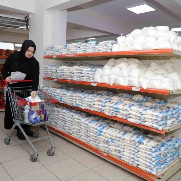 Ordu'da sosyal market aracılığıyla ihtiyaç sahiplerine yapılan teslimat.-4