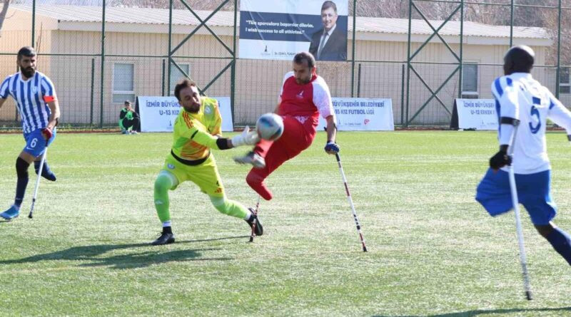 Şahinbey Belediye Spor Kulübü Ampute Futbol Takımı İzmir Büyükşehir Belediye Spor Kulübü'nü 1-0 Yendi 1