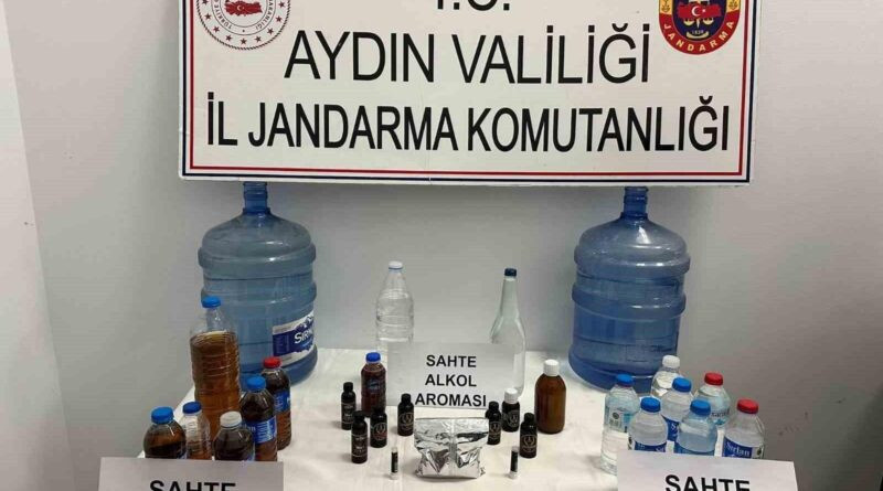 Sahte alkol üretip piyasaya sürüyordu, jandarmaya takıldı 1