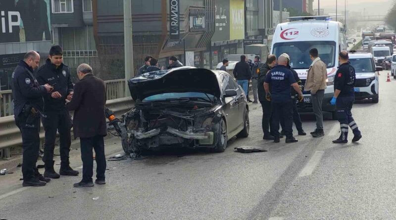 Samsun'da Trafik Kazasında 5 Kişi Yaralandı 1