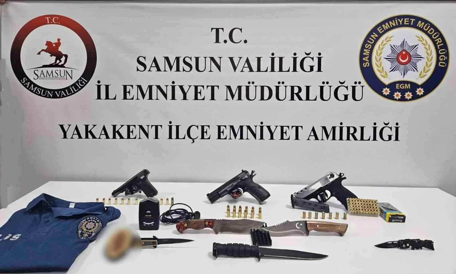 Samsun Yakakent’te ‘Narko Alan ve Huzur Operasyonu’ ile Önemli Ele geçirmeler