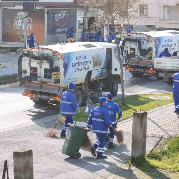 Söke'deki bir parkta gerçekleştirilen peyzaj çalışması-2