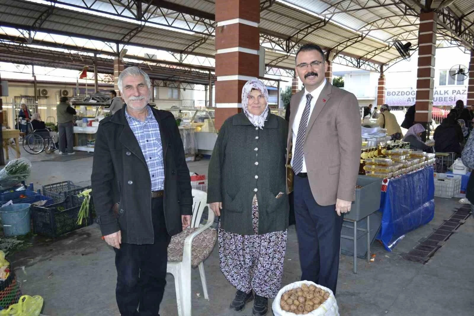 Sultanhisar Kaymakamı Ali Ekber Ateş, Atça Esnafını Ziyaret Etti