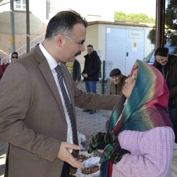 Sultanhisar Kaymakamı Ali Ekber Ateş, Atça esnafıyla bir araya geldi.-3