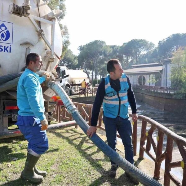 Sümerpark'ın göletleri temizlendi-2