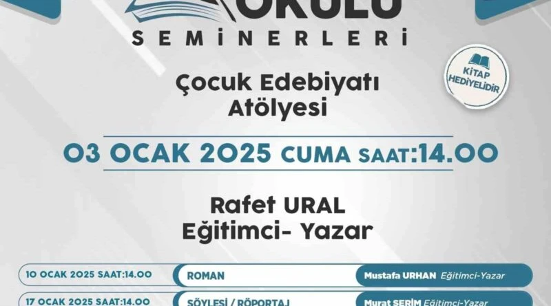 Talas Belediyesi'nin Yazar Okulu Seminerleri Rafet Ural ile Devam Ediyor 1