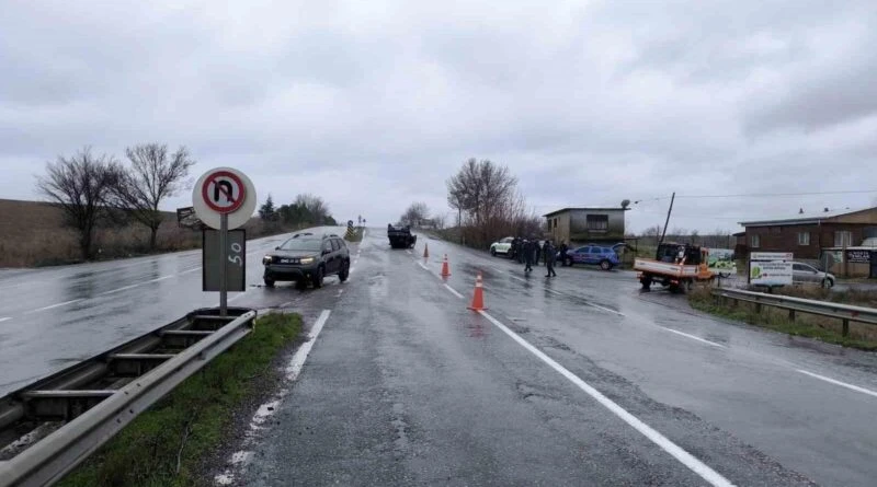 Tekirdağ Muratlı'nda Trafik Kazasında 1 Yaranlık 1