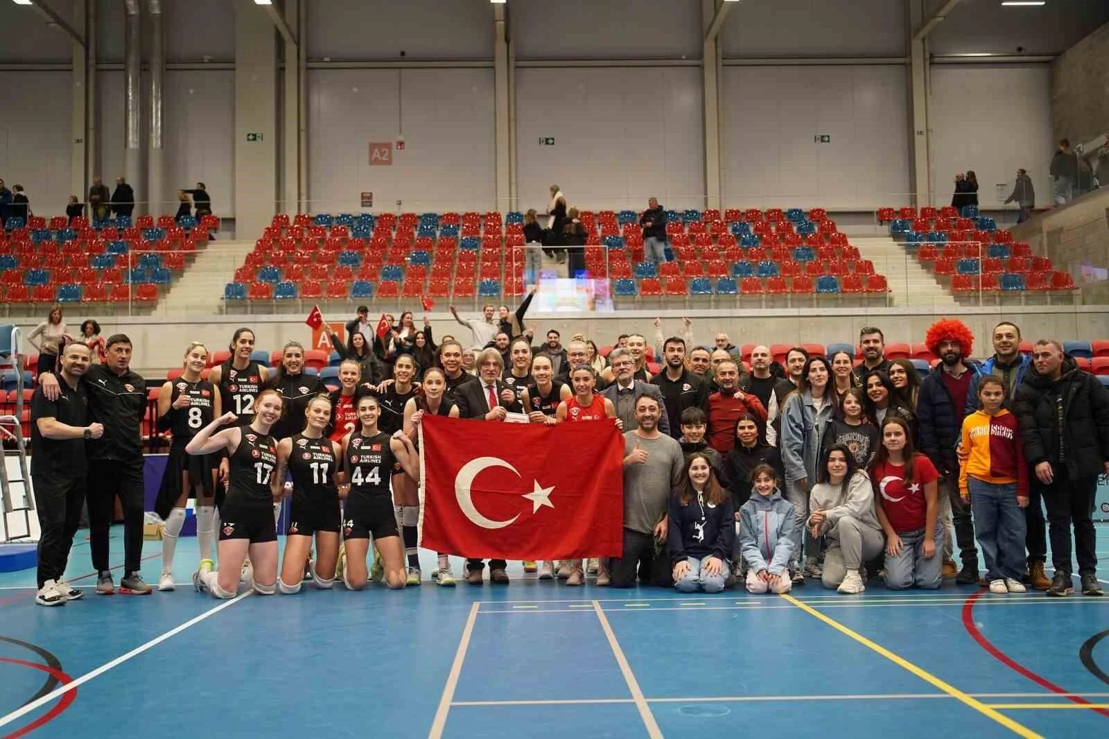 THY Kadın Voleybol Takımı Belçika’yı 3-0 Mağlup Etti