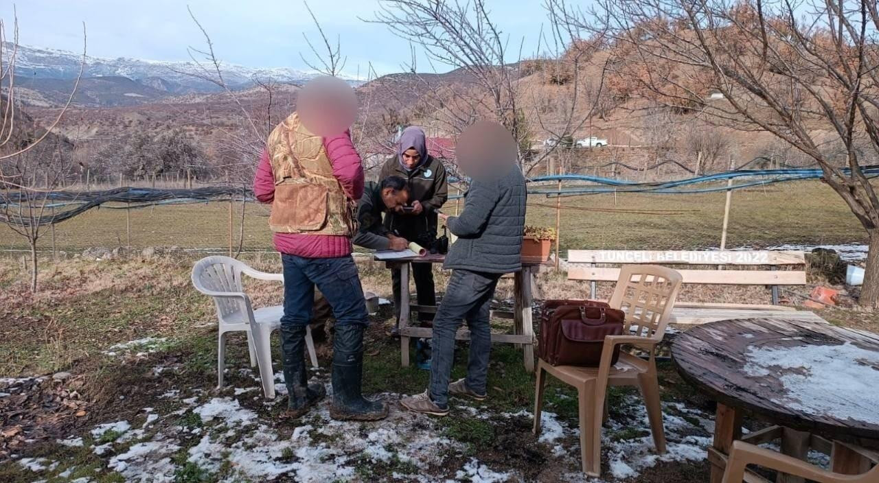 Tunceli’de Kaçak Avlanma Denetiminde 12 Avcıya İdari İşlem