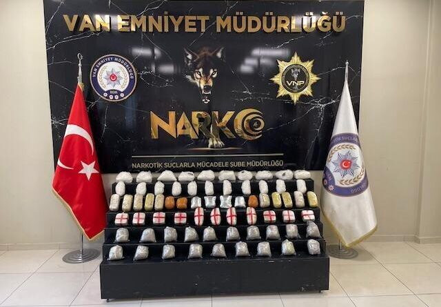 Van'da 55 Kilogram Uyuşturucu Ele Getirildi 1