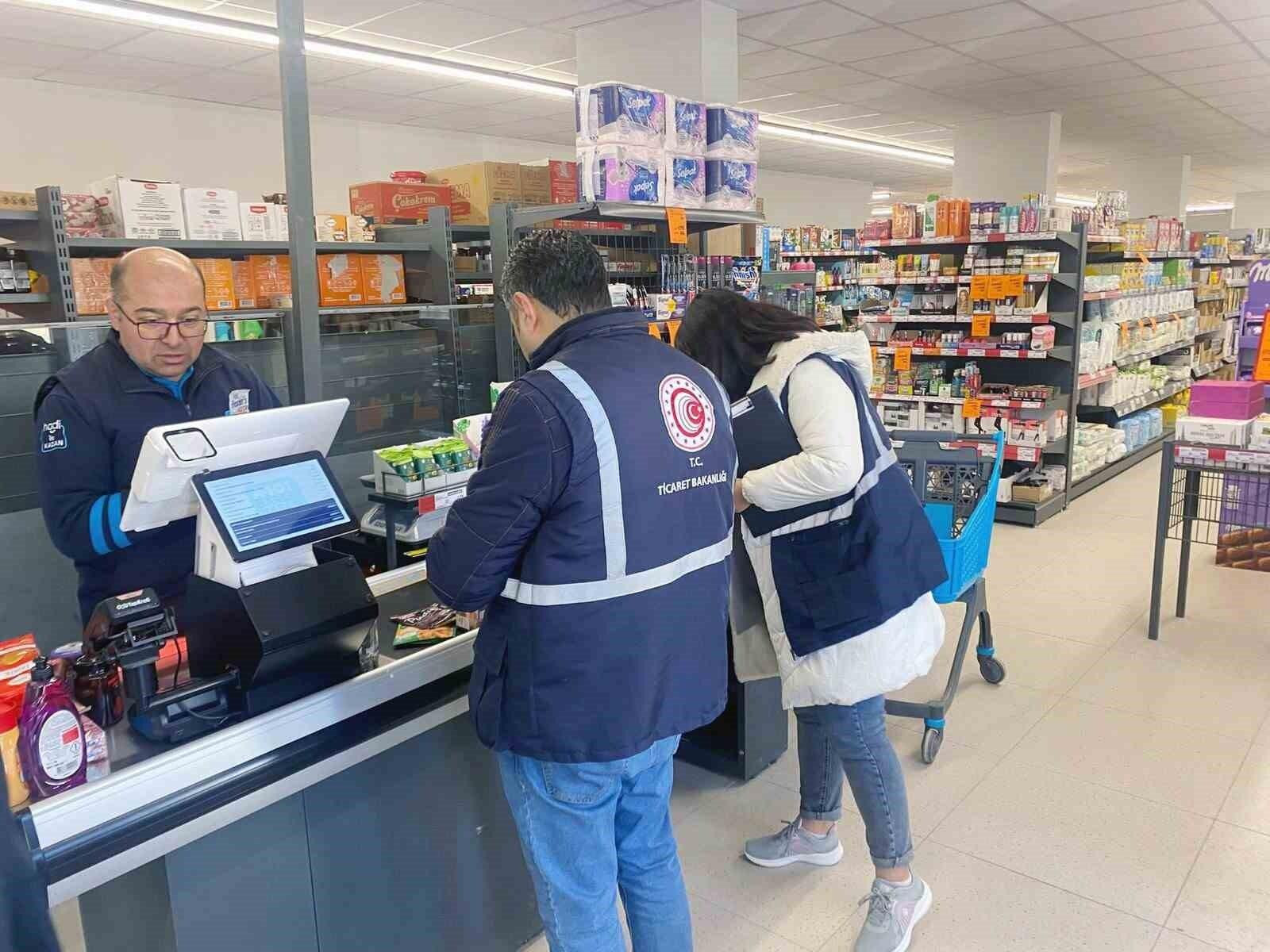 Yozgat’ta Marketlerde Fahiş Fiyatlar Tespit Edildi