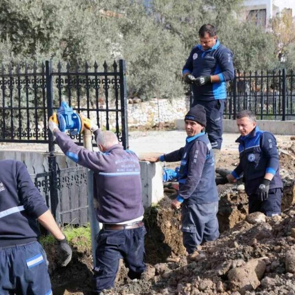 Zeytinalanı Mahallesi Şeyhler Mevkiinde tamamlanan hat yenileme çalışması.-2