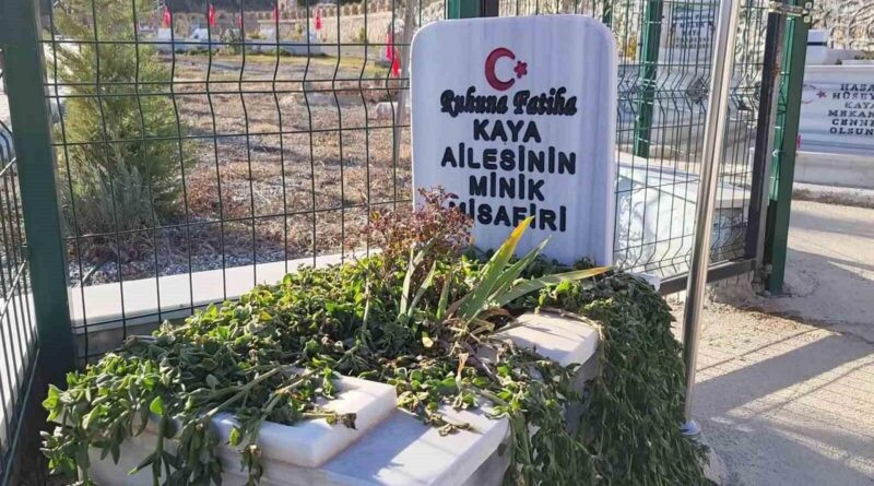 Adıyaman'da Depremzede Bebek Kaya Ailesi Tarafından Defnedildi 1