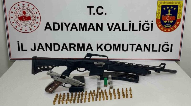 Adıyaman'da Jandarma Baskınında Silahlar ve Mermiler Ele Getirildi 1