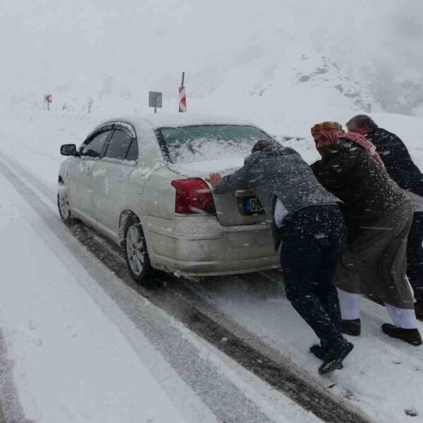 Adıyaman'da kar yağışının etkileri