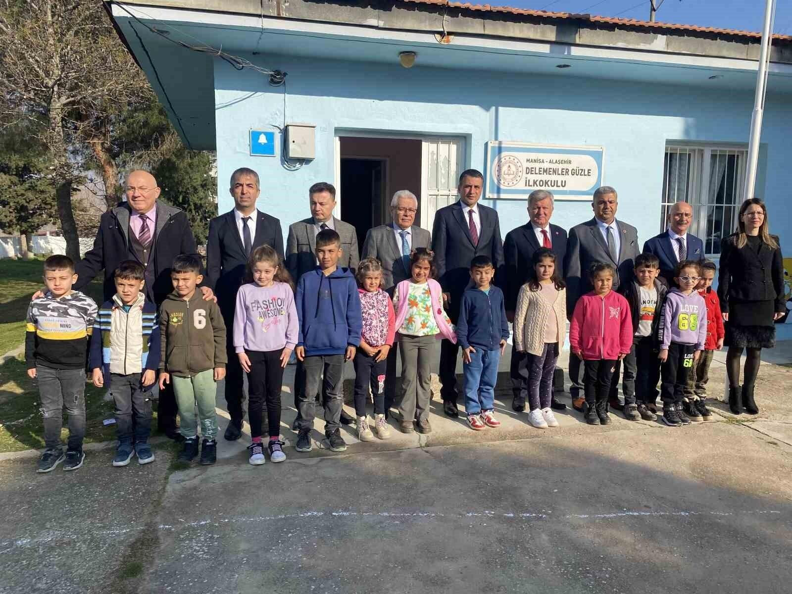 Alaşehir’de Güzle İlkokulu, Denetimli Serbestlik Yükümlüleri ile Bakım ve Onarım Gördü