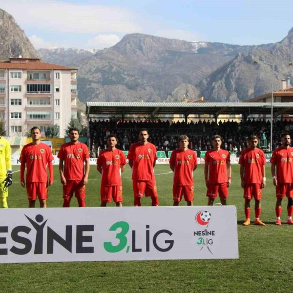 Amasyaspor sahasında oynanan maçın anı.-3