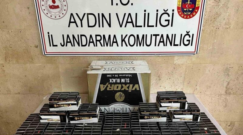 Aydın'da Germencik'te Jandarma Operasyonu ile 545 Paket Kaçak Sigara Ele Getirildi 1