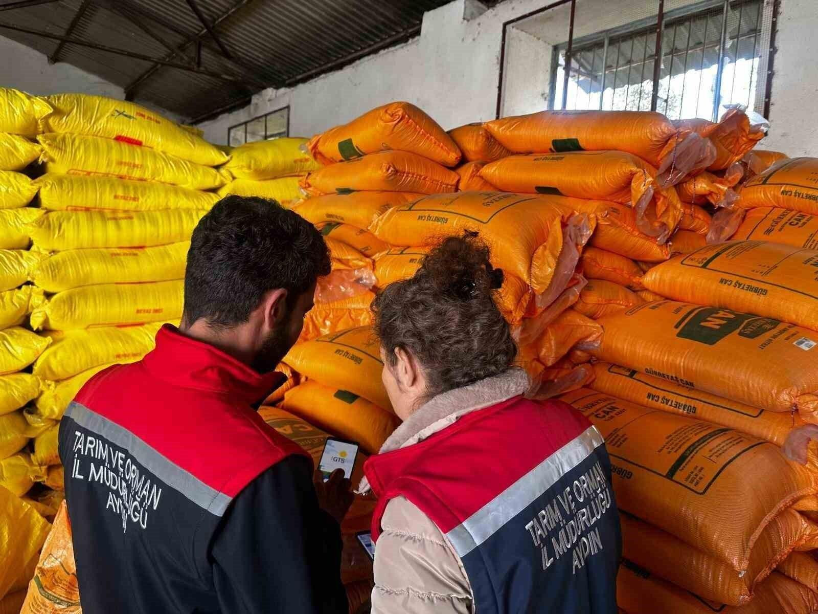 Aydın’da Gübre Satış Yerlerinde Denetim Yapıldı