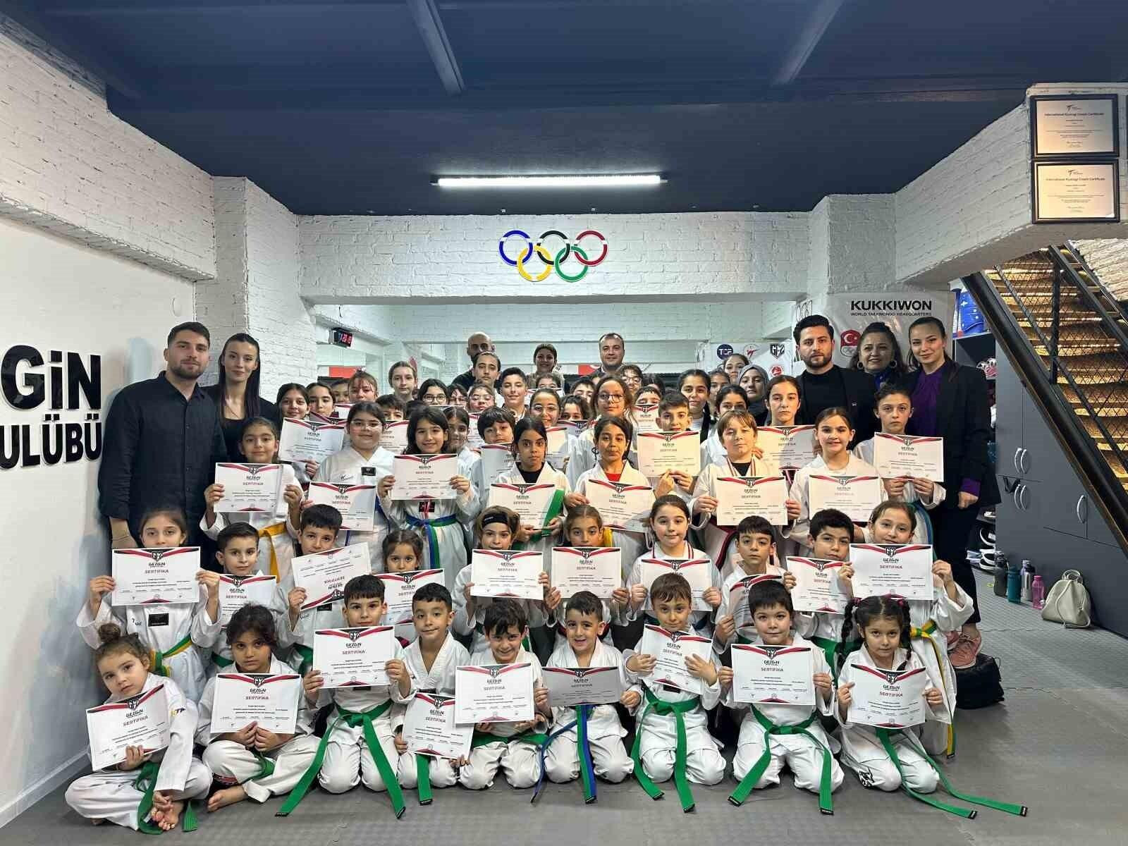 Aydın’daki Taekwondo Kulüpleri 2025 Birinci Dönem Kuşak Sınavlarında Başarıyı Kutladı