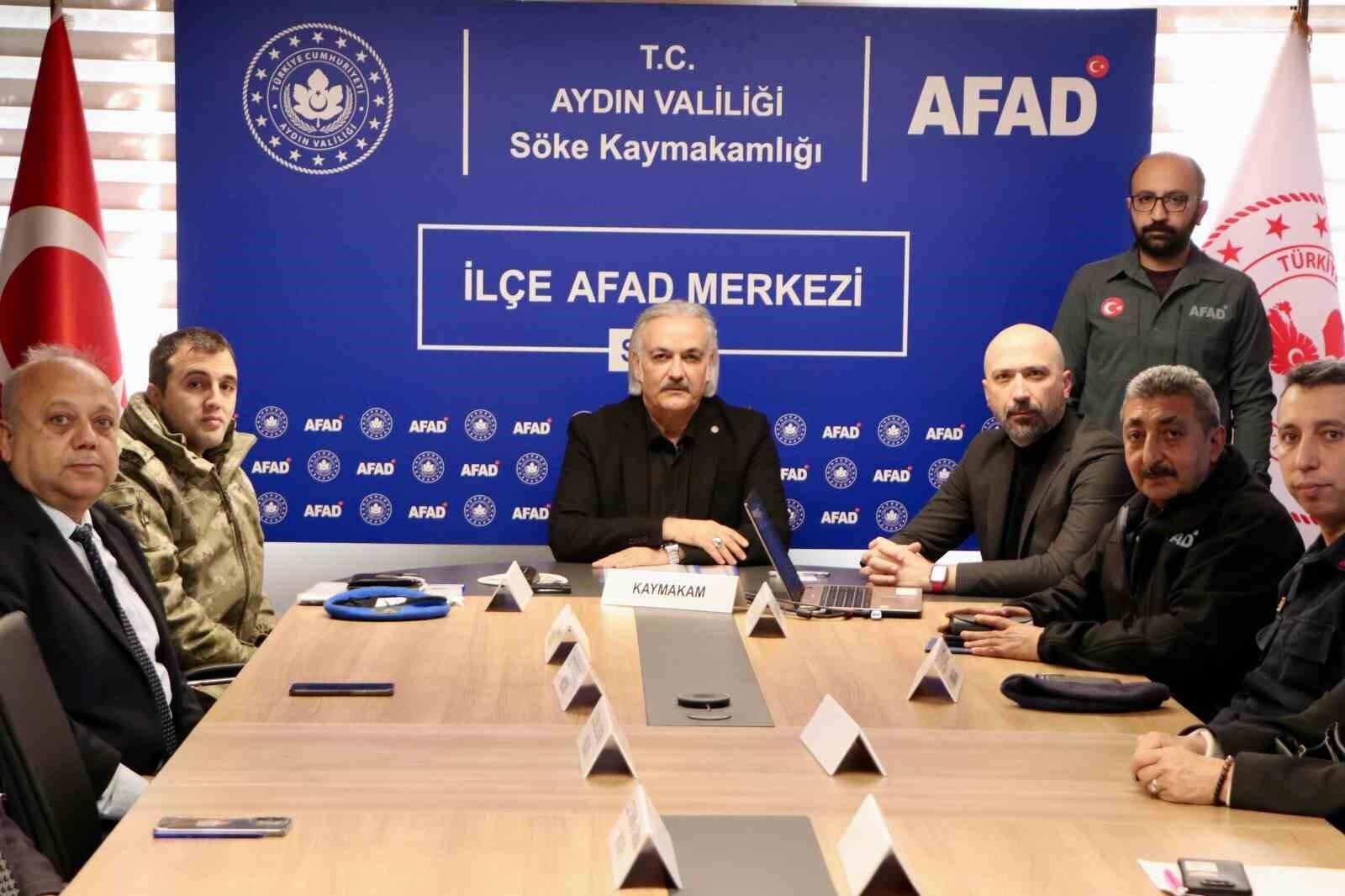 Aydın’ın Söke İlçesinde AFAD Toplantısı