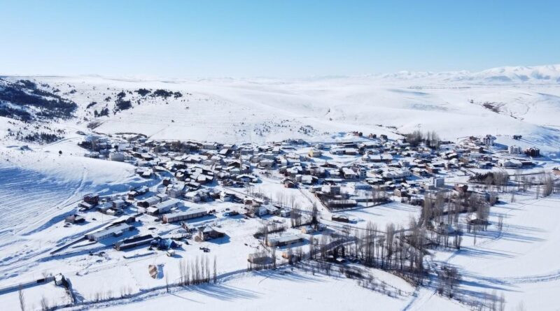 Bayburt'ta Soğuk Hava, Termometre -21 Dereceye Çöktü 1