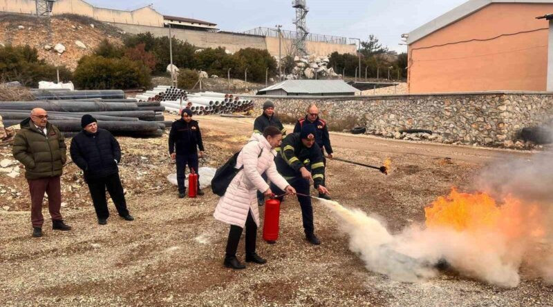 Bilecik Denetimli Serbestlik Müdürlüğü'nde Yangın Tatbikatı 1