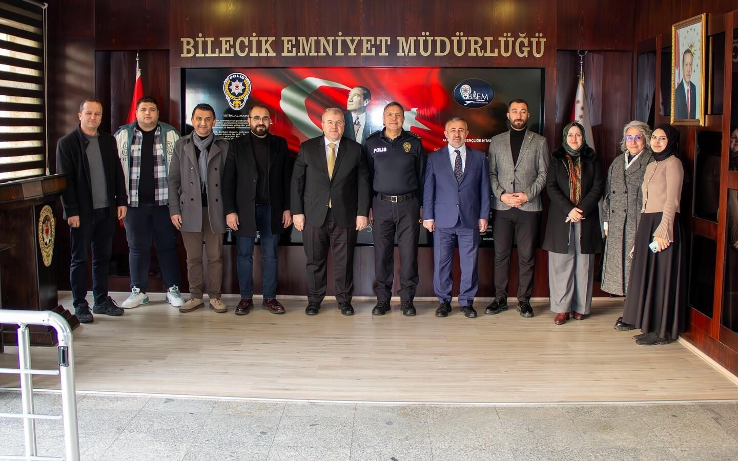 Bilecik Milletvekili Halil Eldemir, İl Emniyet Müdürü Hakan Yılmaz’ı Ziyaret ETTİ