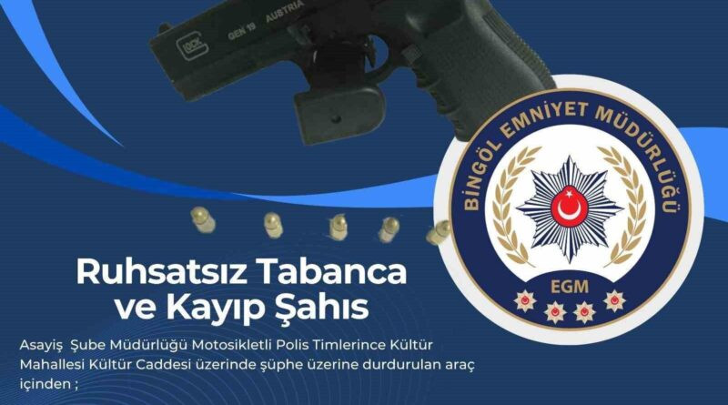 Bingöl'de Polis Operasyonu Sonucu Ruhsatsız Silah Ele Getirildi 1