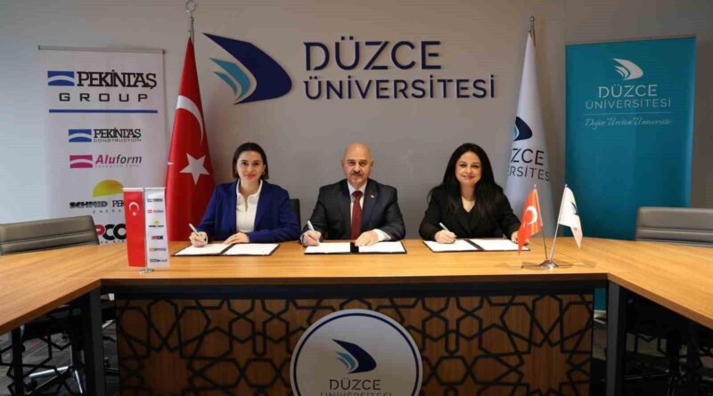 Düzce Üniversitesi ile PEKİNTAŞ Grup, Öğrencilere Uygulamalı Eğitim imkanı sunuyor 1