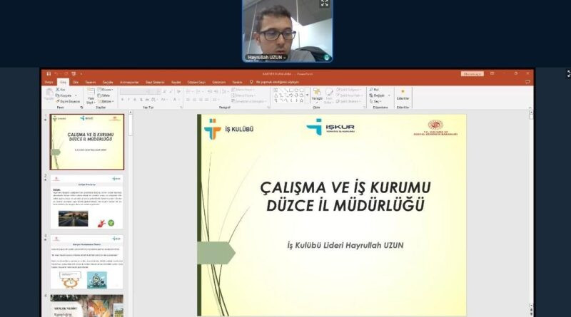 Düzce Üniversitesi, Kariyer Planlaması Semineriyle Öğrencilere Destek Sağladı 1