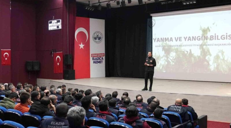 Elazığ Belediyesi İtfaiye Çalışanları İçin Temel Eğitim Programı Başladı 1