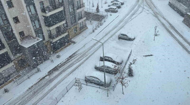 Elazığ'da Kar Yağışı, 159 Köy Yolu Kapatıldı 1