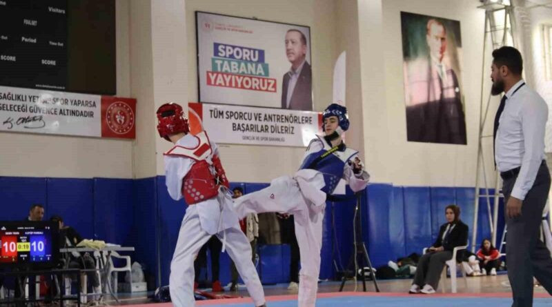 Elazığ'da Okul Sporları Gençler Taekwondo Müsabakaları 1