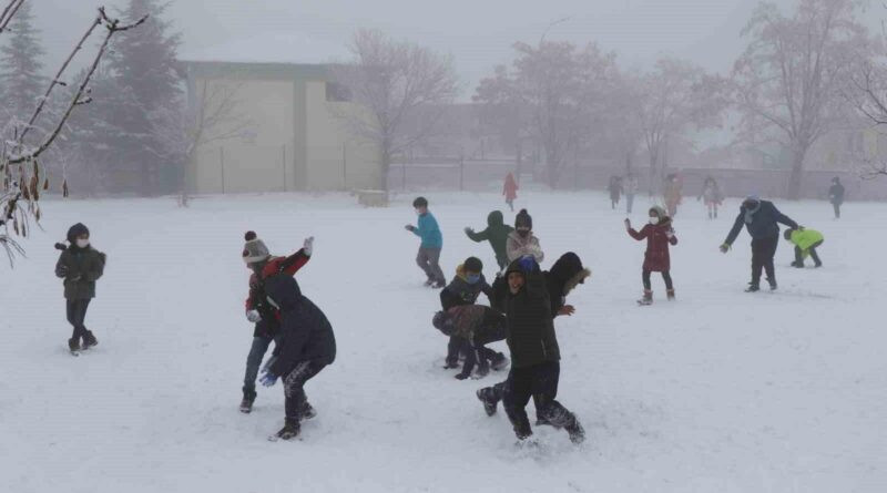 Erzincan'da Hava Durumu Nedeniyle Refahiye'de Eğitim Ara Verildi 1