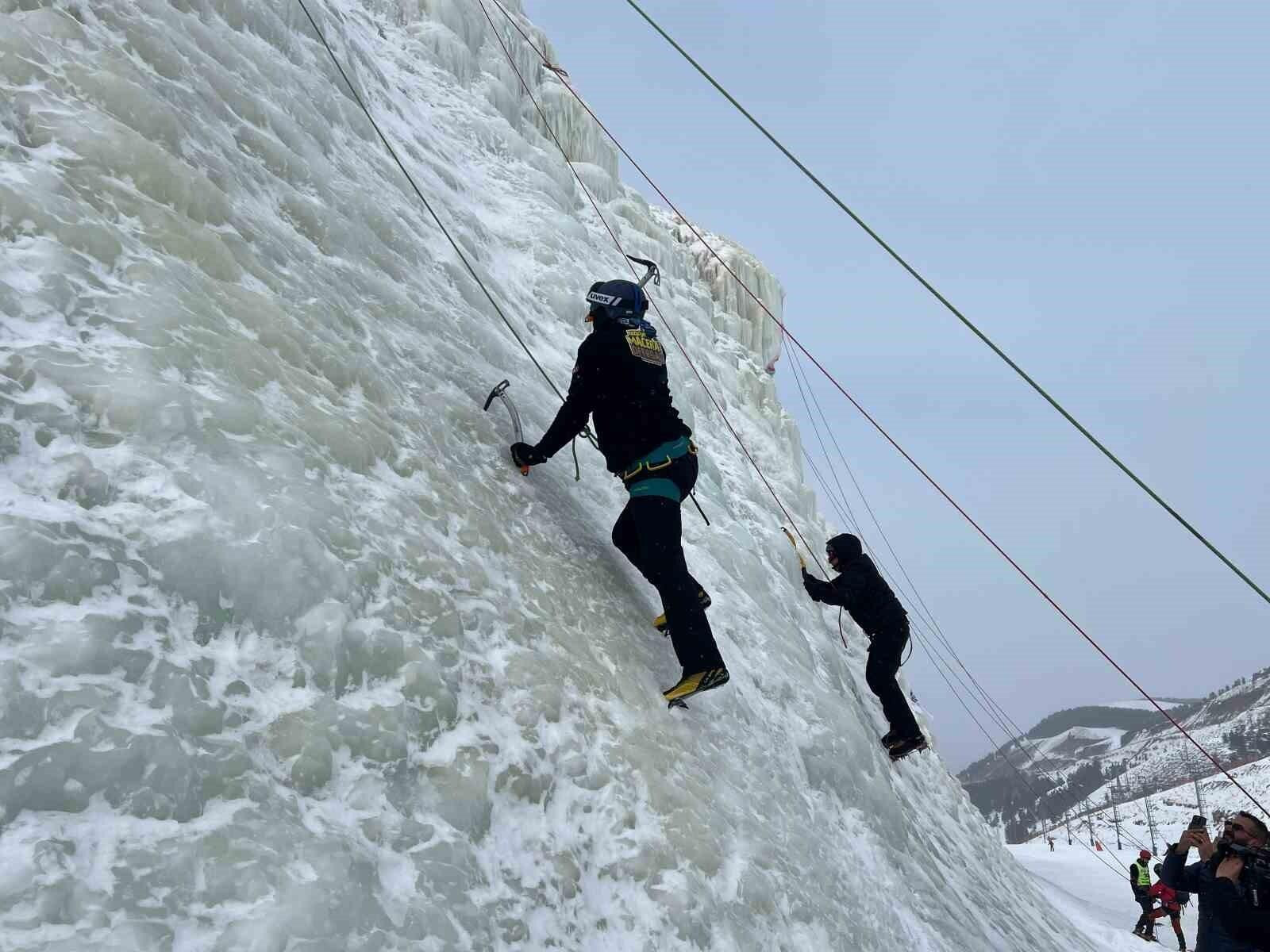 Erzurum’da Türkiye Buz Tırmanışı Şampiyonası Renklendi