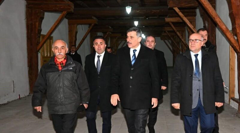 Erzurum Valisi Mustafa Çiftçi, Gölbaşı'ndaki Gümrük Hanı'nı Ziyaret Etti 1