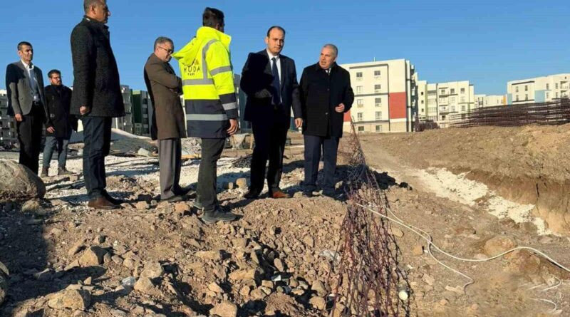 Gaziantep Araban'da Depremzedeler İçin 32 Derslik Okul İnşaatı Başladı 1