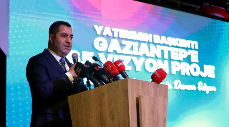 Gaziantep'te 65 Vizyon Proje Tanıtımı: Erdoğan Liderliğinde Şehir Yatırımlarla Büyümeye Devam Ediyor 1