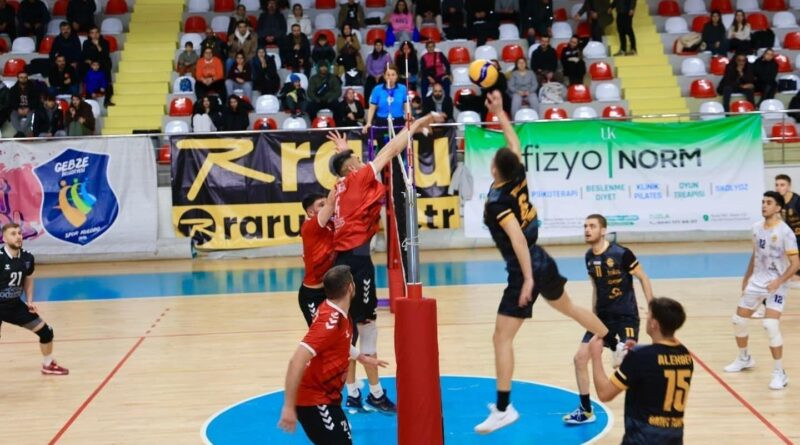 Gebze Belediyesi Erkek Voleybol Takımı Saint Joseph'ü 3-0 Mağlup Etti 1