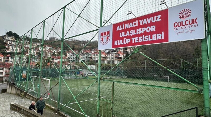 Gölcük'te Futbol Sahası Ali Naci Yavuz'un Adını Alan 1