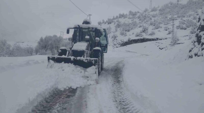 Hakkari’de 34 yerleşim yerinin yolu ulaşıma kapandı 1