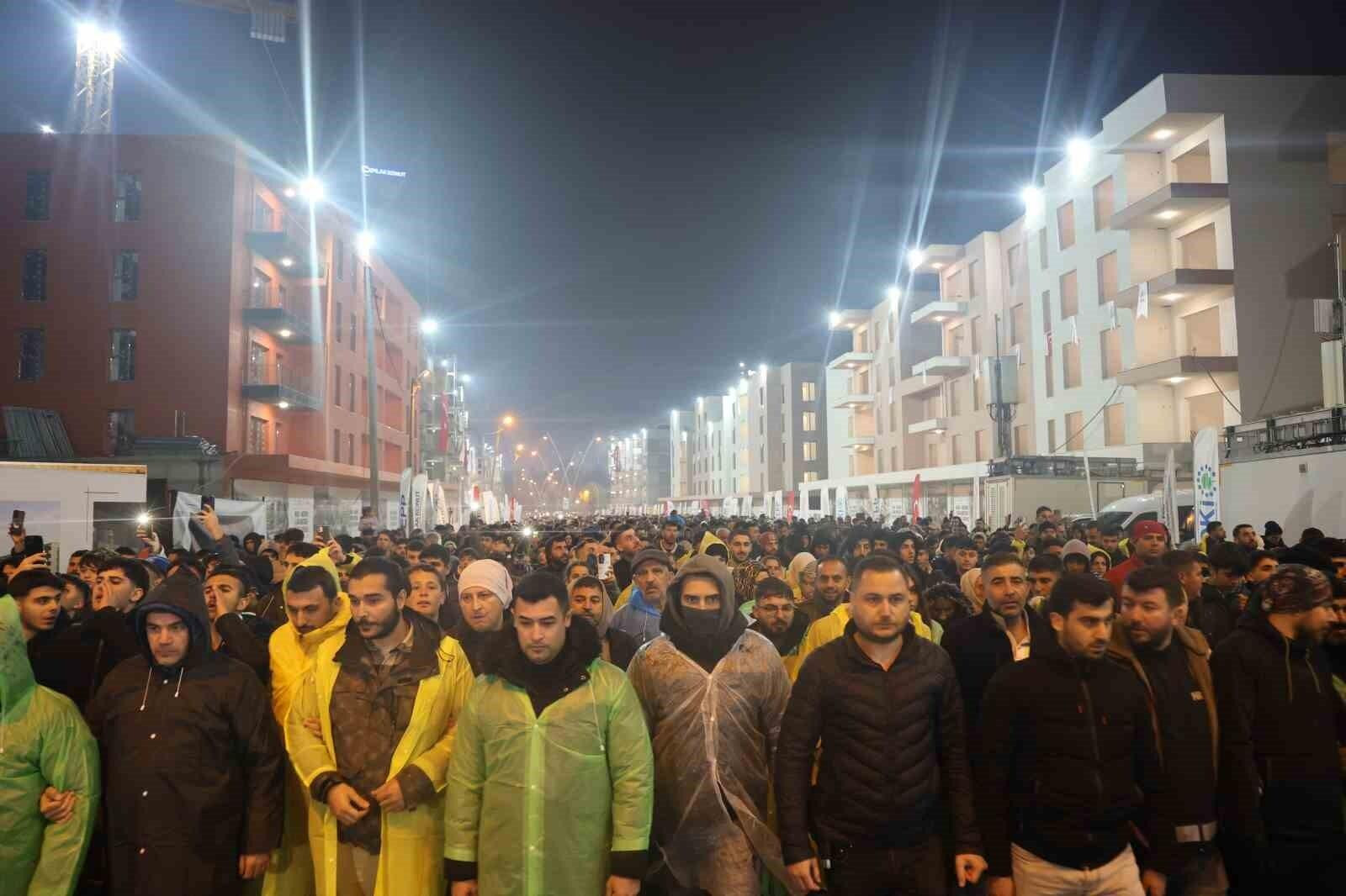 Hatay’da Asrın Felaketi’nin 2’nci Yıl Dönümünde Sessiz Yürüyüş