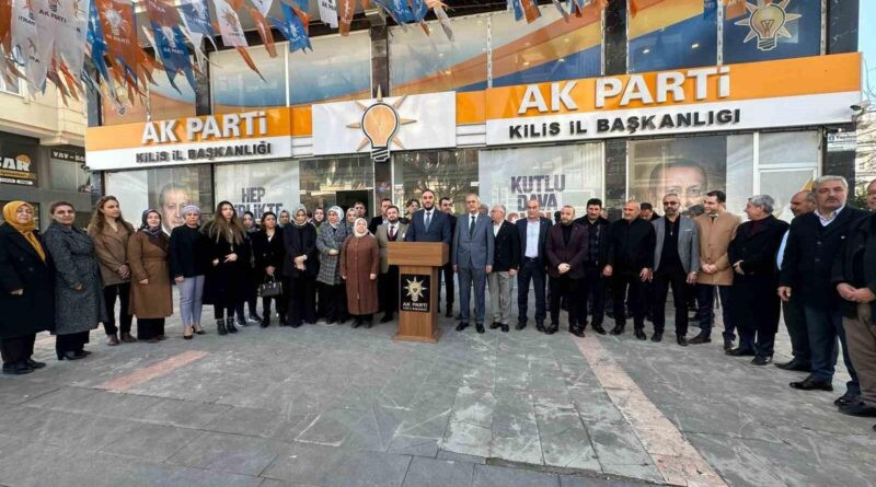 Kilis AK Parti İlçe Başkanı Yeğin: 8. Büyük Olağan Kongre Türkiye Yüzyılı Hedeflerine Ulaşmada Önemli Bir Dönüm Noktası Olacak 1